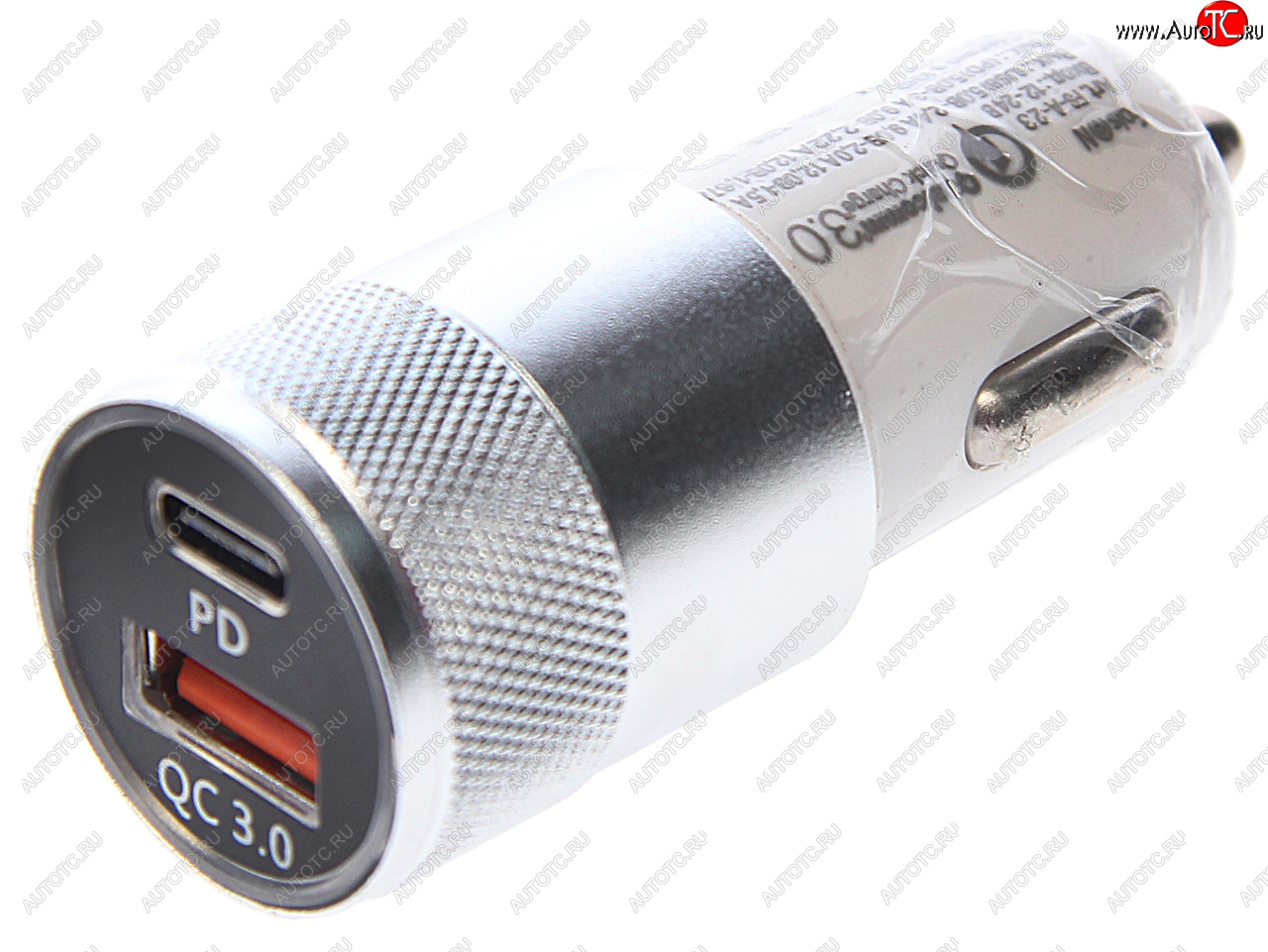 589 р. Устройство зарядное в прикуриватель 1USB + 1 Type C 12V FAISON FAISON a-23 white (a-23 white)