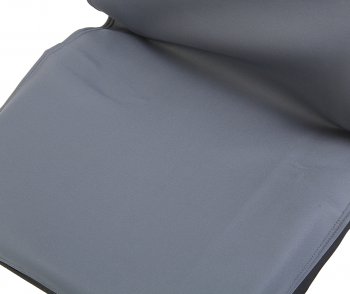 1 029 р. Универсальный чехол сидений (майка, 2 предм., полиэстер) AIRLINE KIA Cadenza 2 (2017-2024) (серый). Увеличить фотографию 5