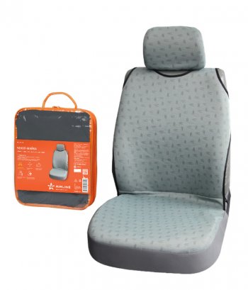 Универсальный чехол сиденья (майка, 1 предм., жаккард) AIRLINE Виспер  Dacia Logan MCV универсал дорестайлинг (2013-2017)