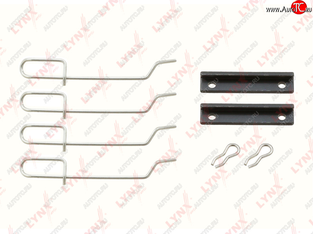 329 р. Комплект PEUGEOT 106,205,306 CITROEN Xsara,Saxo монтажный колодок тормозных задних LYNX (bc8187)