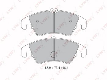 Колодки тормозные передние(4шт.) LYNX Audi A4 B5 8D2 седан дорестайлинг (1994-1997)