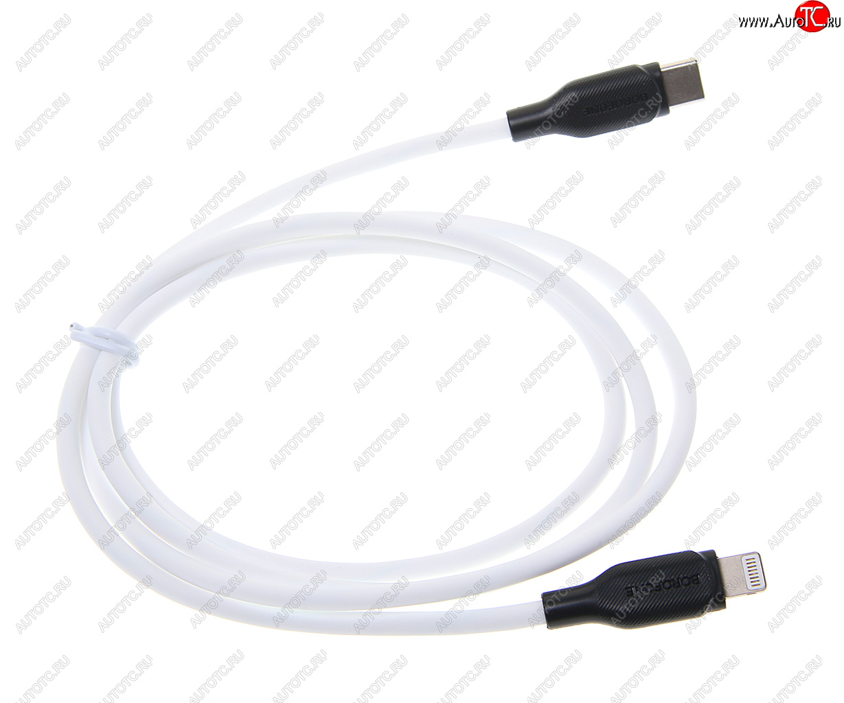 299 р. Кабель iPhone (5-)-USB Type C 1м белый BOROFONE BOROFONE bx42 white (bx42 white)