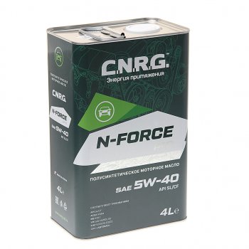 1 279 р. Масло моторное N-Force Pro SLCFA3B4 5W40 псинт.4л CNRG (cnrg-016-0004p). Увеличить фотографию 1