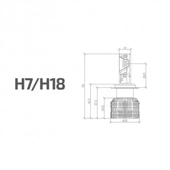 6 699 р. Лампа светодиодная 12V H7 PX26d бокс (2шт.) MTF (cp07k6). Увеличить фотографию 10