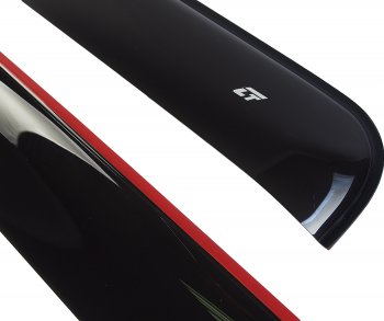 2 499 р. Комплект дефлекторов окон (длинный) COBRA TUNING  DAF XF ( 95,  105) (2002-2013) (черный глянец). Увеличить фотографию 1