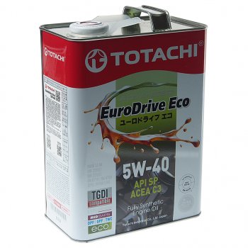 4 999 р. Масло моторное EURODRIVE ECO C3SP 5W40 синт.4л TOTACHI (e6704). Увеличить фотографию 1