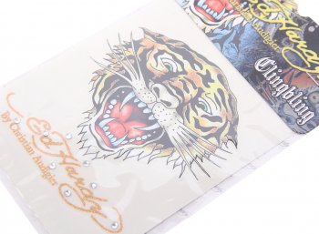 13 р. Наклейка TIGER 9х12 со стразами ED HARDY (eh-00234). Увеличить фотографию 3