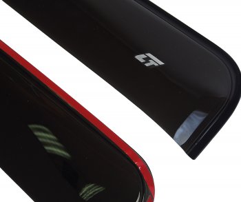 2 899 р. Комплект дефлекторов окон COBRA TUNING  Fiat Ducato  250 (2006-2014) (черный глянец). Увеличить фотографию 1