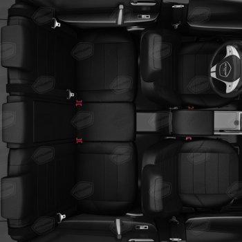 5 649 р. Чехлы сидений для (майка, 11 предм., экокожа) AVTOLIDER  CITROEN Jumper  250 (2006-2014), Fiat Ducato  290 (2014-2024), Peugeot Boxer  250 (2006-2014) (черные). Увеличить фотографию 2