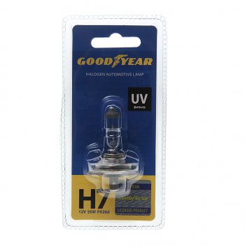 319 р. Лампа 12V H7 55W PX26d блистер (1шт.) GOODYEAR GOODYEAR gy017121 (gy017121). Увеличить фотографию 1