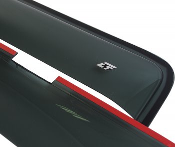 Комплект дефлекторов окон (длинный) COBRA TUNING КамАЗ 4308 - М1842  (черный глянцевый)