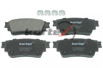 2 299 р. Колодки тормозные MITSUBISHI Outlander (GF) (12-) задние (4шт.) KORTEX (kt9058std). Увеличить фотографию 3