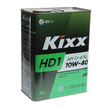 2 899 р. Масло дизельное HD1 API CI-4SL 10W40 синт.4л KIXX (l206144te1). Увеличить фотографию 1