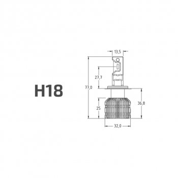 2 789 р. Лампа светодиодная 12V H7 PX26d бокс (2шт.) MTF (lan07k6). Увеличить фотографию 5