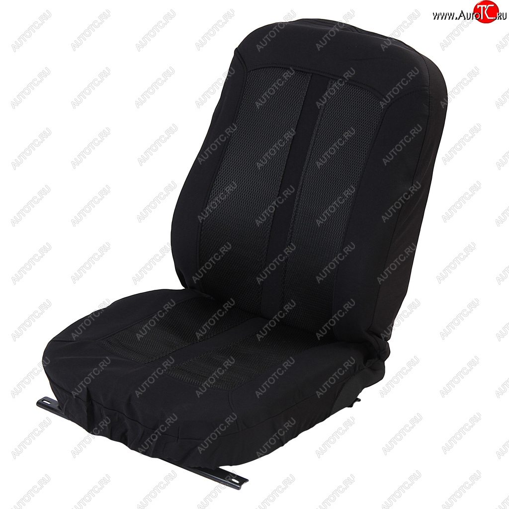 1 869 р. Универсальные чехлы сидений (майка, 9 предм., полиэстер-сетка )Leader PREMIER Lexus RX AL30 (2022-2024) (черные)
