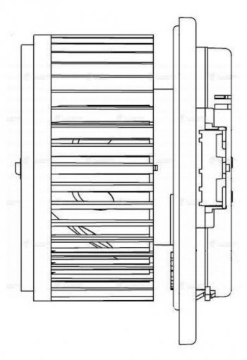 11 899 р. Мотор отопителя NISSAN Teana (J32) (08-),Murano (08-) INIFINITI FX (08-) LUZAR LUZAR lfh1409 (lfh1409). Увеличить фотографию 7