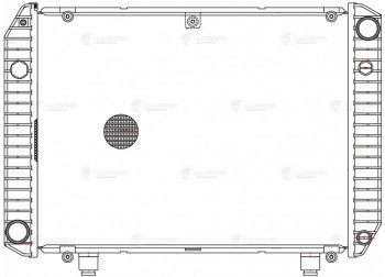 11 999 р. Радиатор ГАЗ-2217,33021 алюминиевый 2-х рядный НО (Heavy Duty) LUZAR (lrc0304). Увеличить фотографию 9