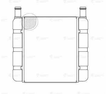 3 299 р. Радиатор отопителя МТЗ-80,82МК,МТЗ-320 алюминиевый LUZAR (lrh0681). Увеличить фотографию 6