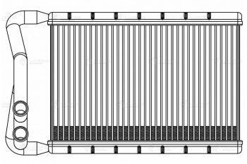 5 399 р. Радиатор отопителя HYUNDAI Santa Fe (12-) LUZAR (lrh08p5). Увеличить фотографию 4