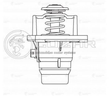 3 299 р. Термостат BMW 5 (E60),7 (E65,F01,F02),X5 (E70),X6 (E71) (N63) LUZAR (lt2650). Увеличить фотографию 5