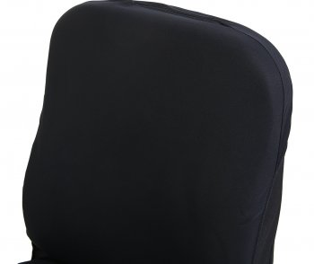1 599 р. Универсальные чехлы сидений (майка, 2 предм., полиэстер) Basic AZARD Skoda Superb B8 (3V5) универсал рестайлинг (2019-2024) (черные). Увеличить фотографию 3