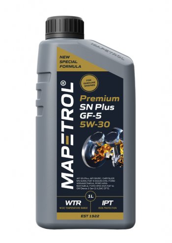 1 349 р. Масло моторное PREMIUM SN PLUS GF-5 5W30 синт.1л MAPETROL (map0017). Увеличить фотографию 1