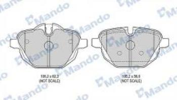 Колодки тормозные задние (4шт.) MANDO   5 серия ( F11,  F10), X3  F25, Z4  E85