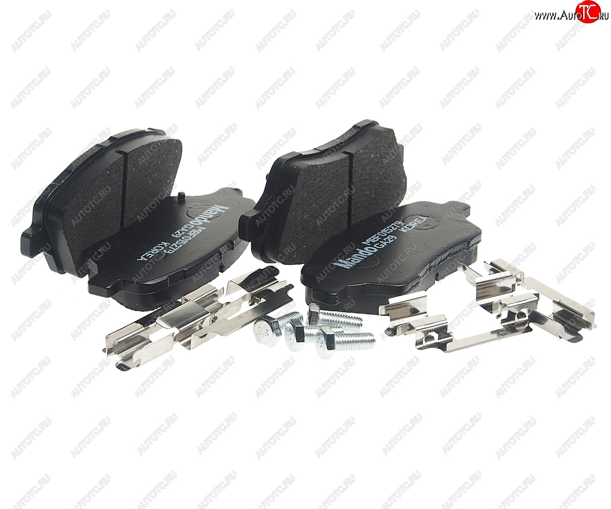 1 359 р. Колодки тормозные FORD Fiesta (12-) передние (4шт.) MANDO (mbf015279)