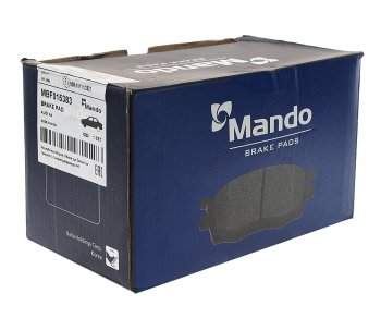 2 159 р. Колодки тормозные AUDI A4,A5 (08-) передние (4шт.) MANDO MANDO mbf015383 (mbf015383). Увеличить фотографию 2