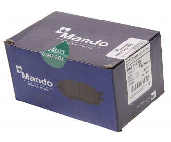 1 149 р. Колодки тормозные BMW E36,E46,Z3,E36,Z4,E85 (98-) передние (4шт.) MANDO MANDO mbf015400 (mbf015400). Увеличить фотографию 2