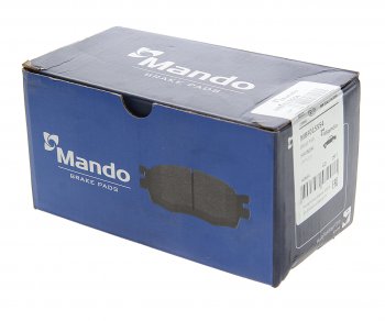 3 799 р. Колодки тормозные HYUNDAI Creta (17-) передние (4шт.) MANDO MANDO mbf015554 (mbf015554). Увеличить фотографию 3