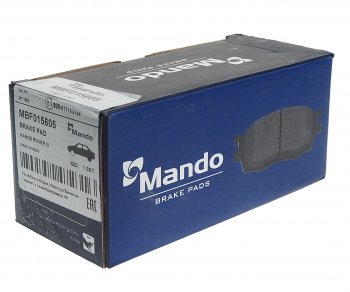 2 099 р. Колодки тормозные LAND ROVER Range Rover Sport (09-) задние (4шт.) MANDO MANDO mbf015605 (mbf015605). Увеличить фотографию 2