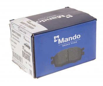 2 969 р. Колодки тормозные MERCEDES C (W202,W203,W209),E (W210) передние (4шт.) MANDO MANDO mbf015669 (mbf015669). Увеличить фотографию 3