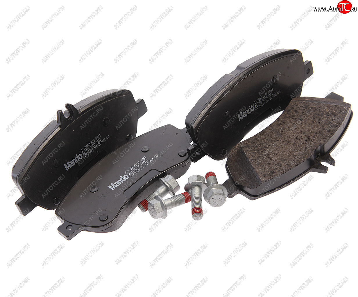 4 389 р. Колодки тормозные MERCEDES GLK (X204) передние (4шт.) MANDO MANDO mbf015676 (mbf015676)