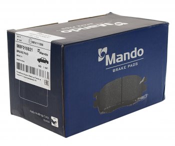 3 299 р. Колодки тормозные BMW 3 (E90,E91,E92,E93),X1 (E84) передние (4шт.) MANDO MANDO mbf015921 (mbf015921). Увеличить фотографию 2