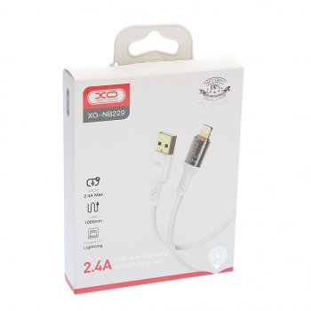 299 р. Кабель USB Type C 1м белый XO (nb229 white). Увеличить фотографию 2