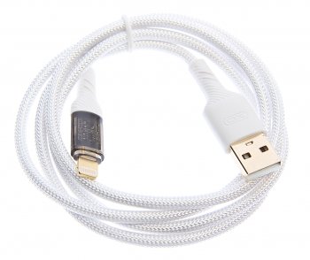 299 р. Кабель USB Type C 1м белый XO (nb229 white). Увеличить фотографию 1