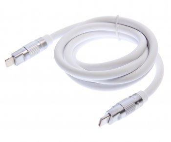 549 р. Кабель iPhone (5-)-USB Type C 1.2м белый XO (nb-q228a white). Увеличить фотографию 1