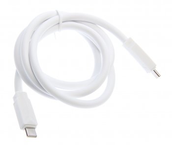 218 р. Кабель USB Type C-USB Type C 1м белый XO (nbq233b white). Увеличить фотографию 2