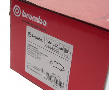 8 699 р. Колодки тормозные передние (4шт.) BREMBO Land Rover Discovery 4 L319 (2009-2016). Увеличить фотографию 3