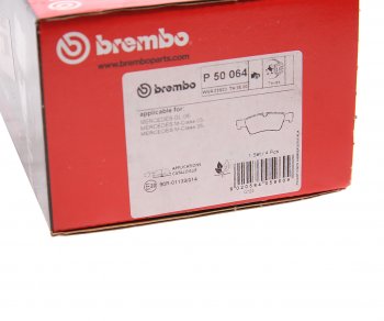 6 249 р. Колодки тормозные задние (4шт.) BREMBO  Mercedes-Benz GL class  X164 - R-Class  W251/V251. Увеличить фотографию 4