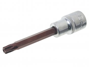 259 р. Бита-головка 12 TORX T45х100мм с отверстием Premium ROCKFORCE (rf-34710045pr). Увеличить фотографию 1