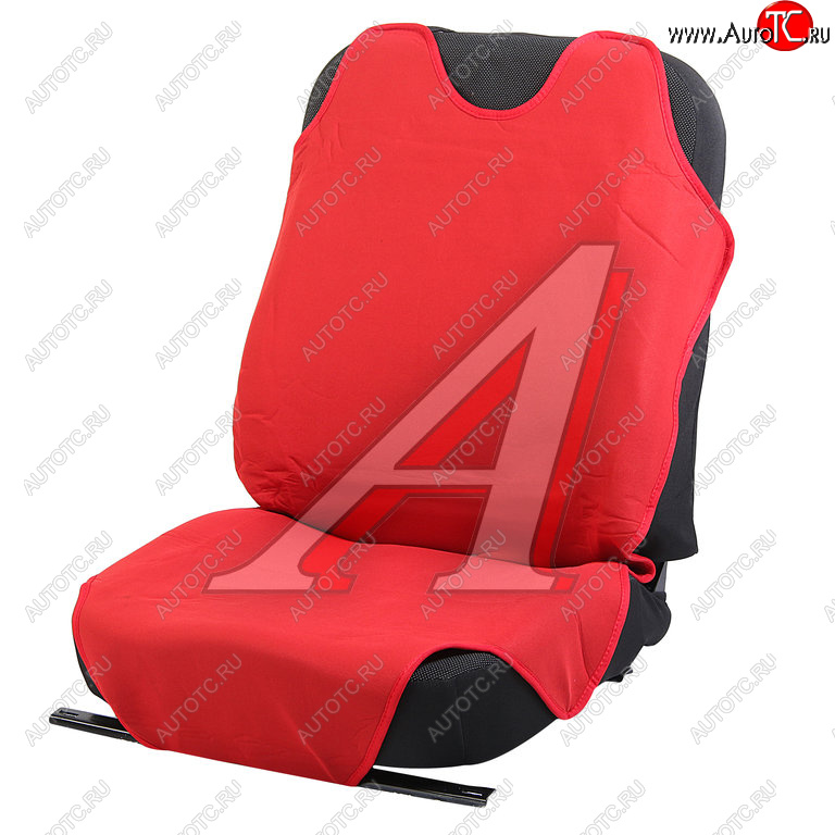 1 699 р. Универсальные чехлы сидений (майка, 9 предм., полиэстер) Rodeo SKYWAY Opel Agila A (2000-2007) (красные)