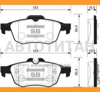 Колодки тормозные задние (4шт.) SANGSIN Audi 100 (C3,  С4), A6 (C4,  C5), A8 (D2)