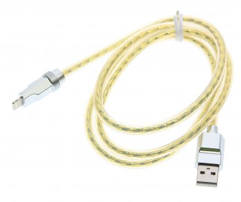 499 р. Кабель USB Type C-USB Type C 1м золото HOCO (u113 gold). Увеличить фотографию 1