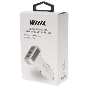 499 р. Устройство зарядное в прикуриватель 2USB 12V WIIIX WIIIX ucc-2-26-vm-w (ucc-2-26-vm-w). Увеличить фотографию 3