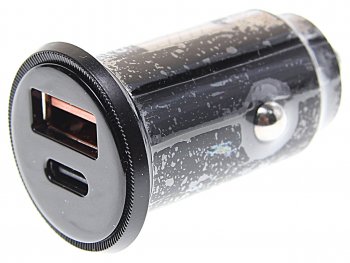 779 р. Устройство зарядное в прикуриватель 1USB + 1 Type C 12V Quick Charge WIIIX (ucc-2-40). Увеличить фотографию 1