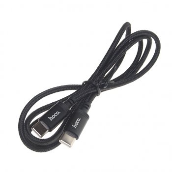 286 р. Кабель USB Type C-USB Type C 1м HOCO (x89 wind black). Увеличить фотографию 1