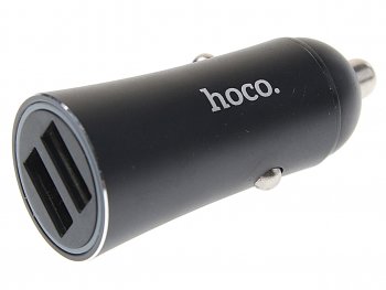 589 р. Устройство зарядное в прикуриватель 2USB 12V HOCO HOCO z30а black (z30а black). Увеличить фотографию 1