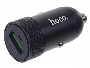 569 р. Устройство зарядное в прикуриватель 1USB 12V 3A HOCO HOCO z32 black (z32 black). Увеличить фотографию 1